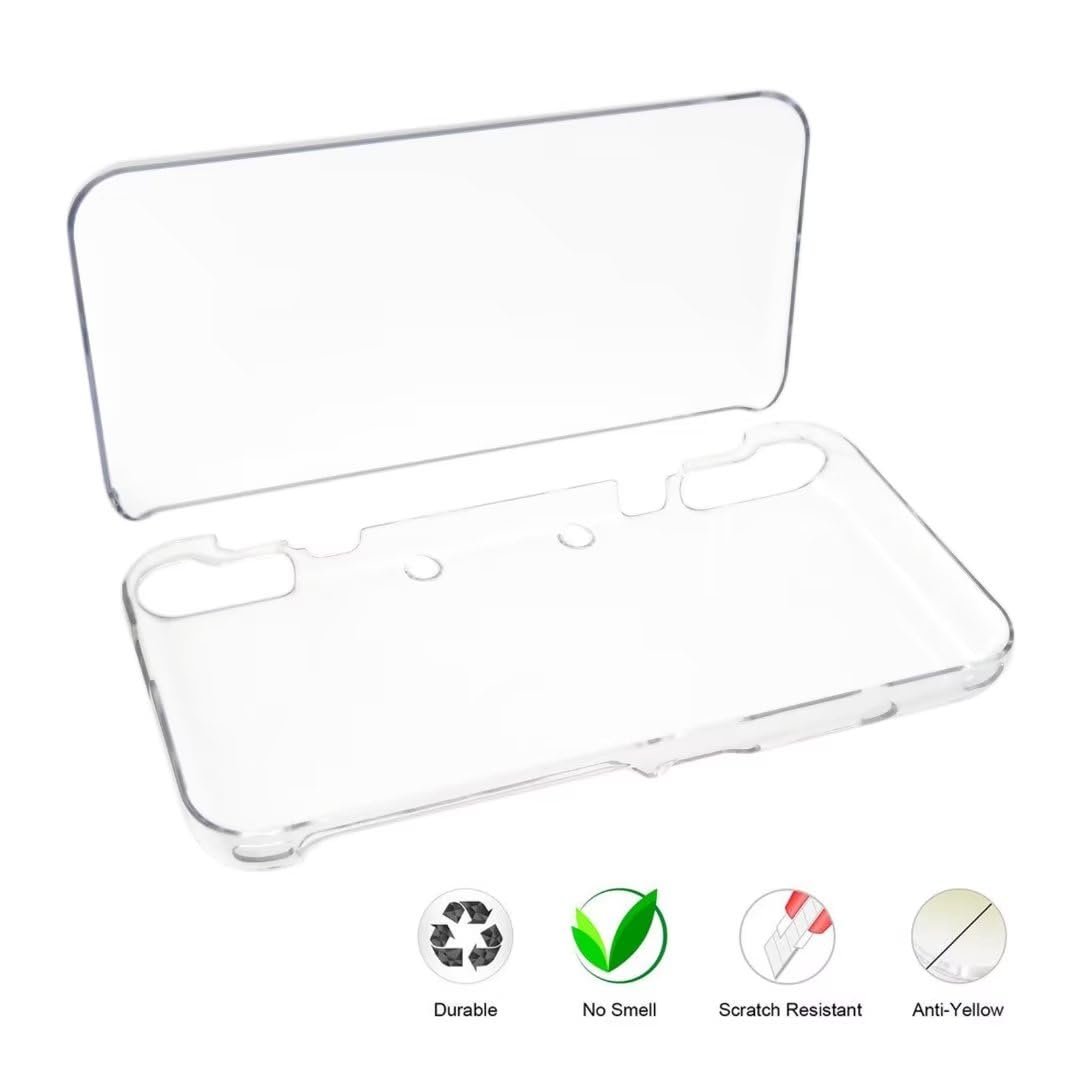 Clear Crystal Protective Hard Shell Case Cover for New Nintendo 2DS XL Y8955