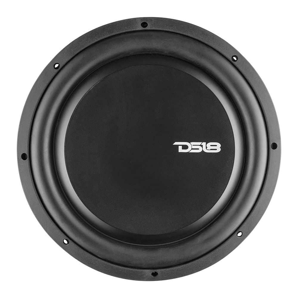 12" Shallow Mount Subwoofer 1200 Watts Max Power Dual Voice Coil 2+2 OHMS Water Resistant I141721