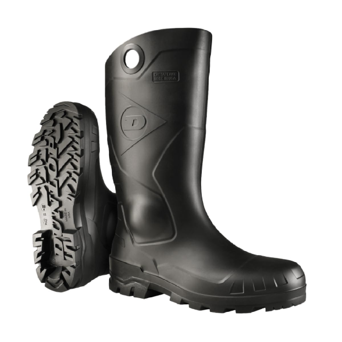 Black Rubber Boots V56575