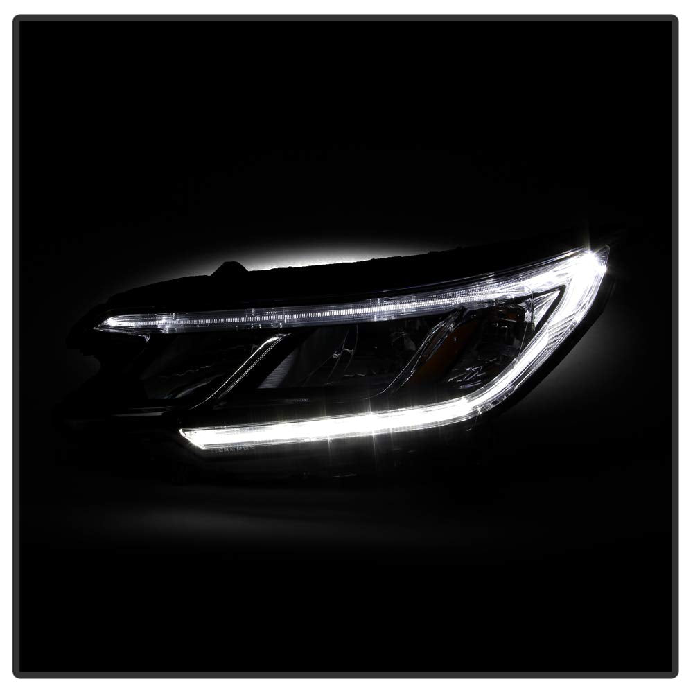 For 2015-2016 Honda CRV Halogen Type LED DRL Headlights Assembly Pair Set Left+Right I161