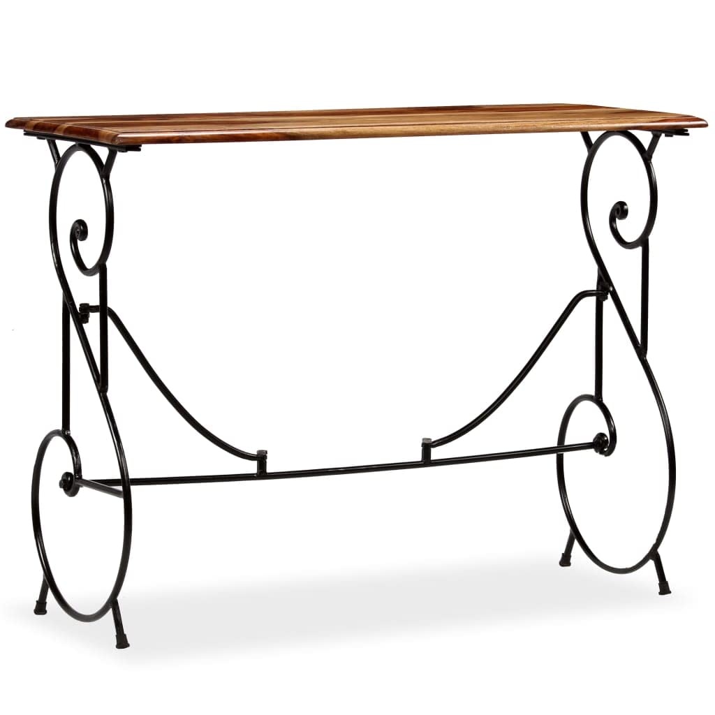 Solid Sheesham Wood Console Table 39.4"x15.7"x29.5" S537
