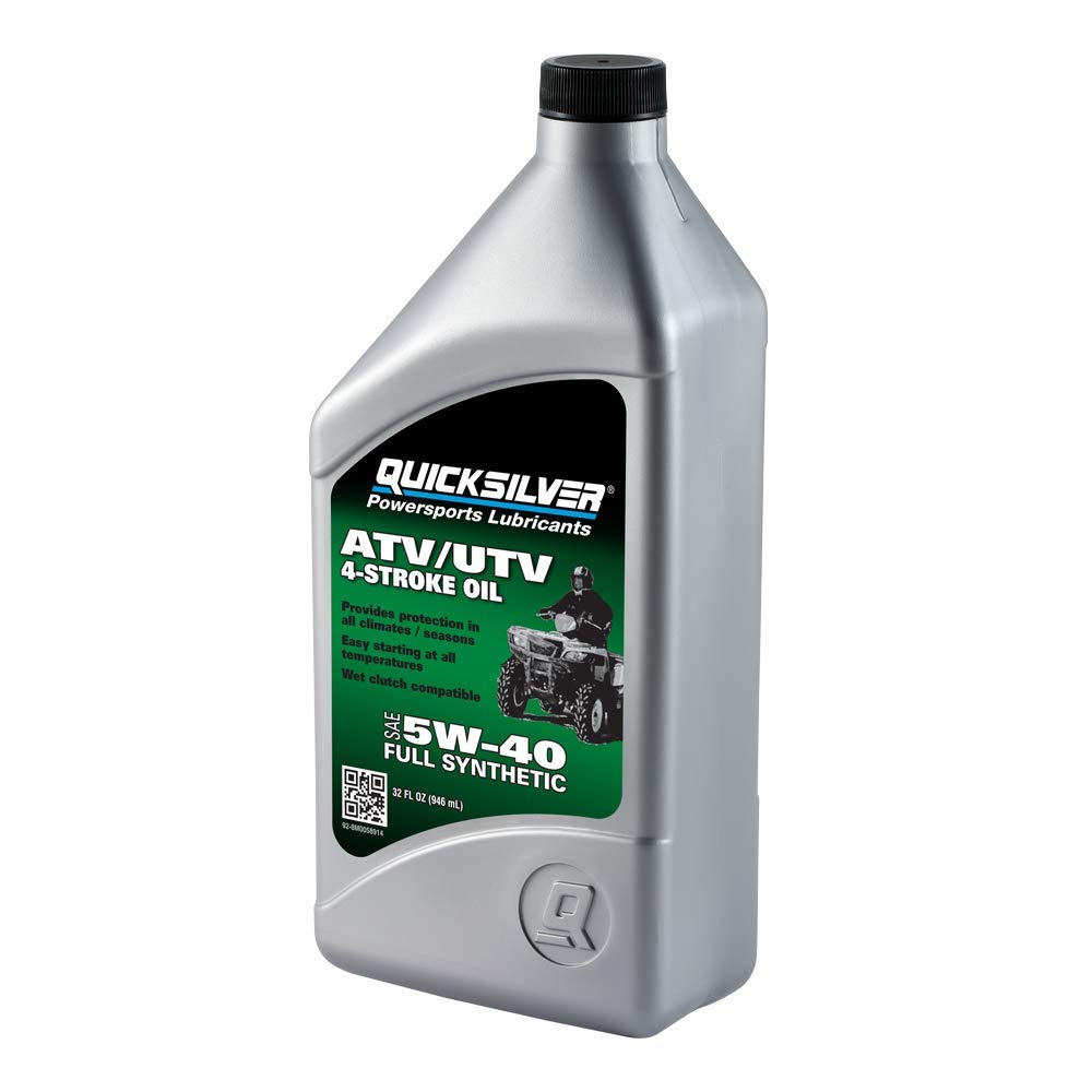 5W-40 Full Synthetic 4-Stroke ATV Engine Oil, 1 Quart F4241