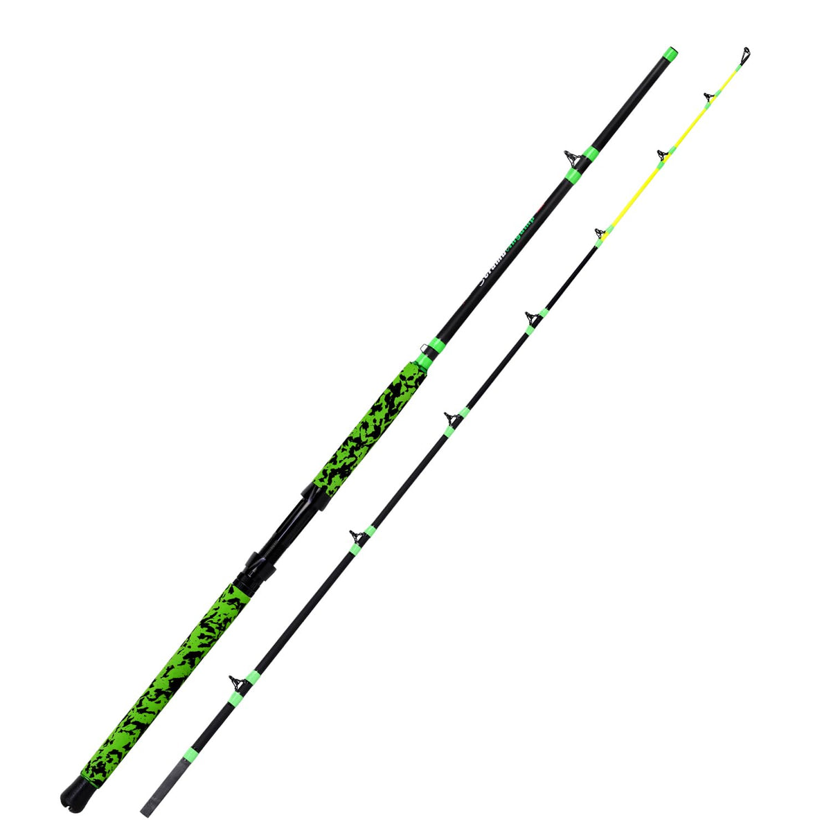 Green Catfish Fishing Rod 2 Piece Y51010