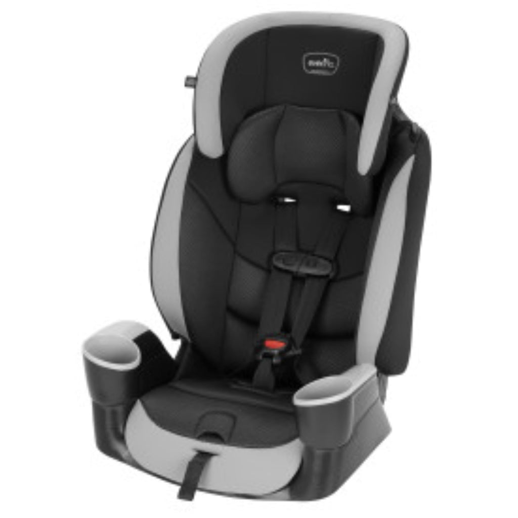 High-Back Booster Car Seat with Harness, 22 to 110lbs, Granite Gray F291797