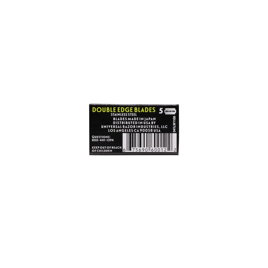Double Edge Safety Razor Blades, 5 Count U162799