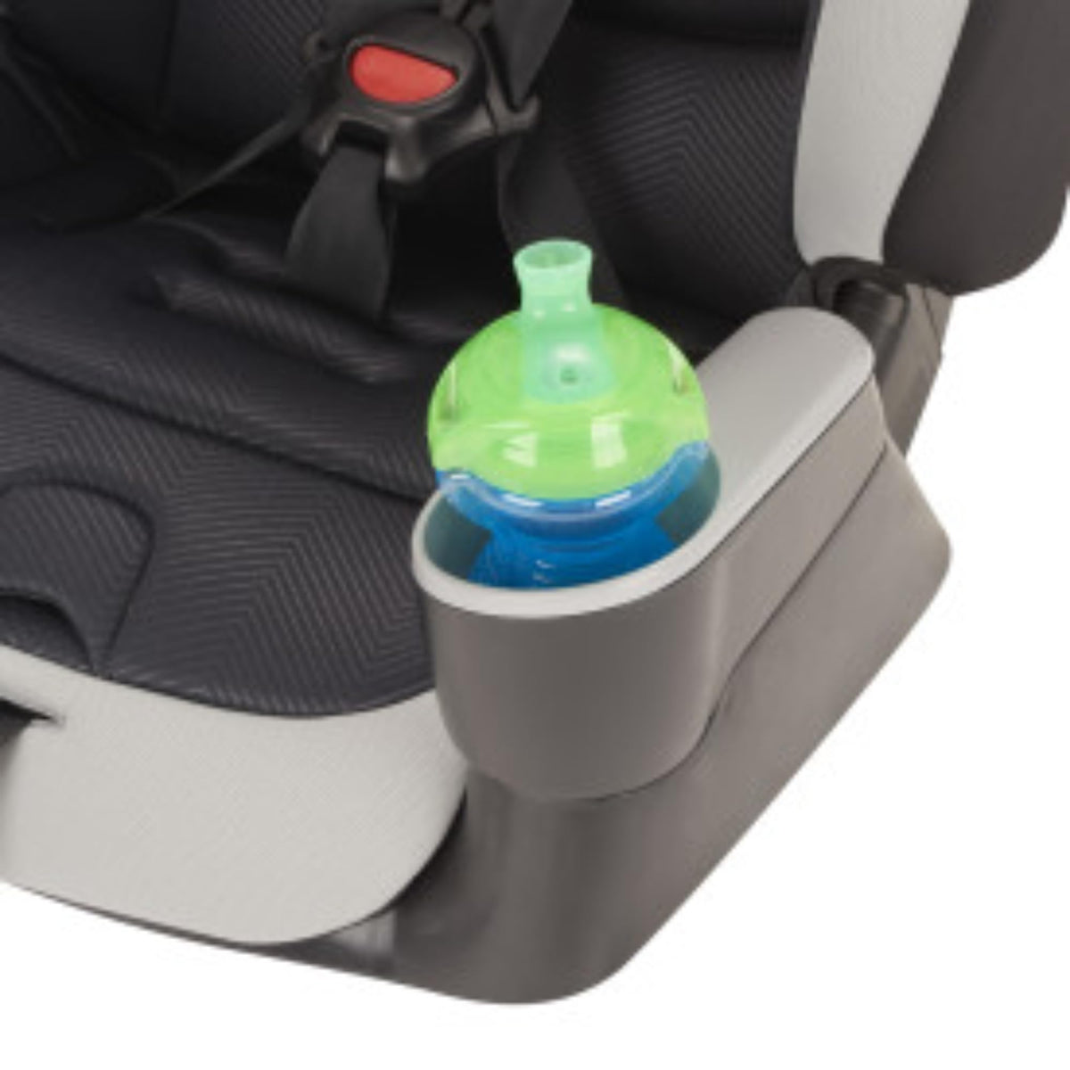 High-Back Booster Car Seat with Harness, 22 to 110lbs, Granite Gray F291797