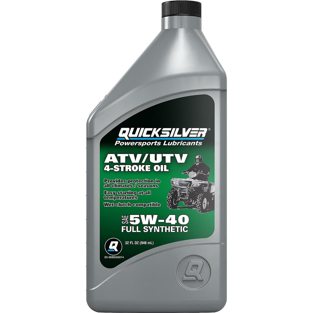5W-40 Full Synthetic 4-Stroke ATV Engine Oil, 1 Quart F4241