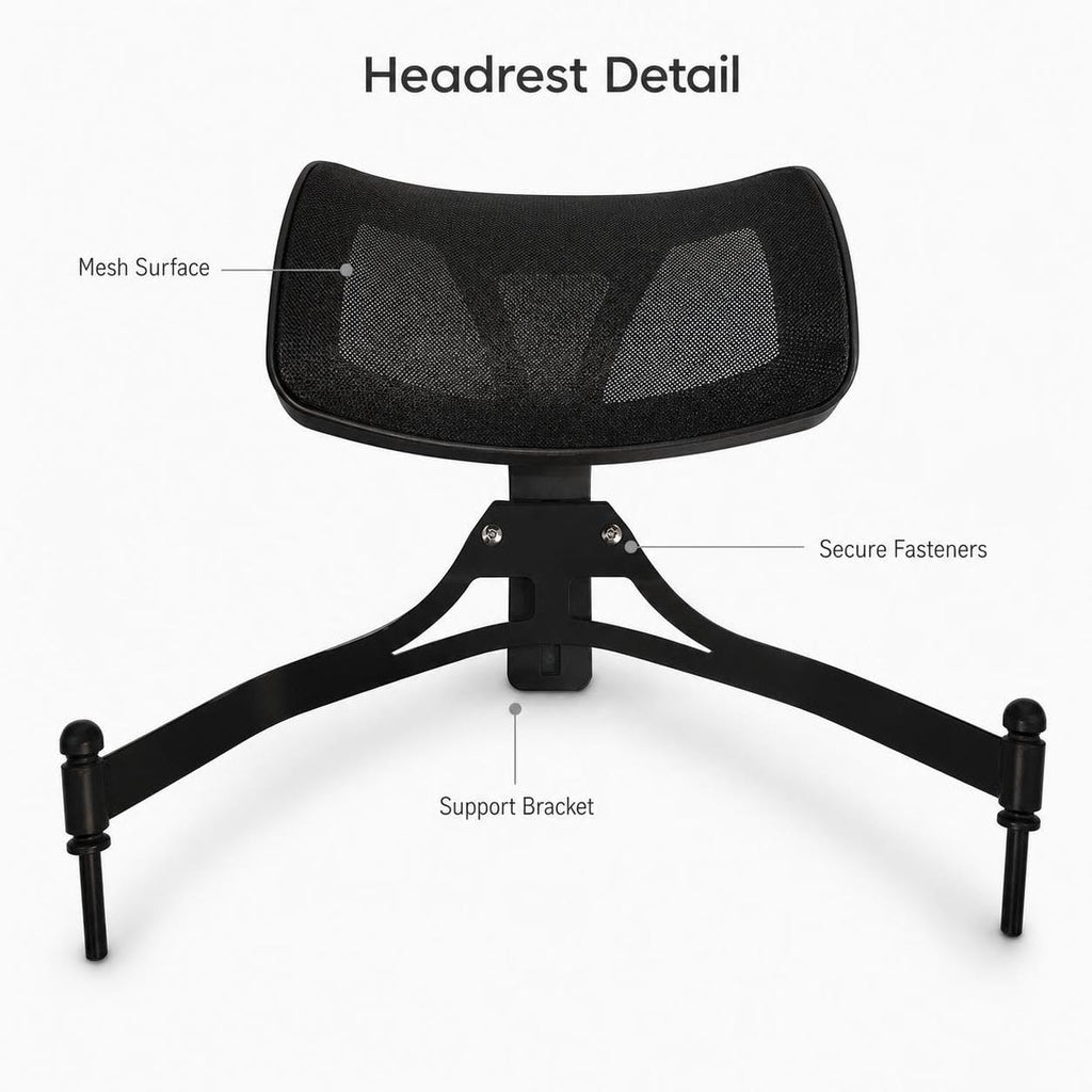 Foldable Adjustable Height Director Chair with Headrest H88311