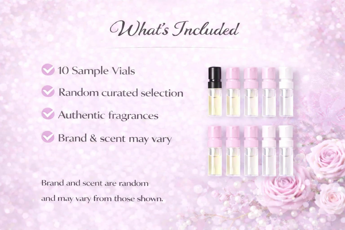 Perfume Discovery Set 10-Piece Fragrance Mini Vial Sampler Kit Q2637