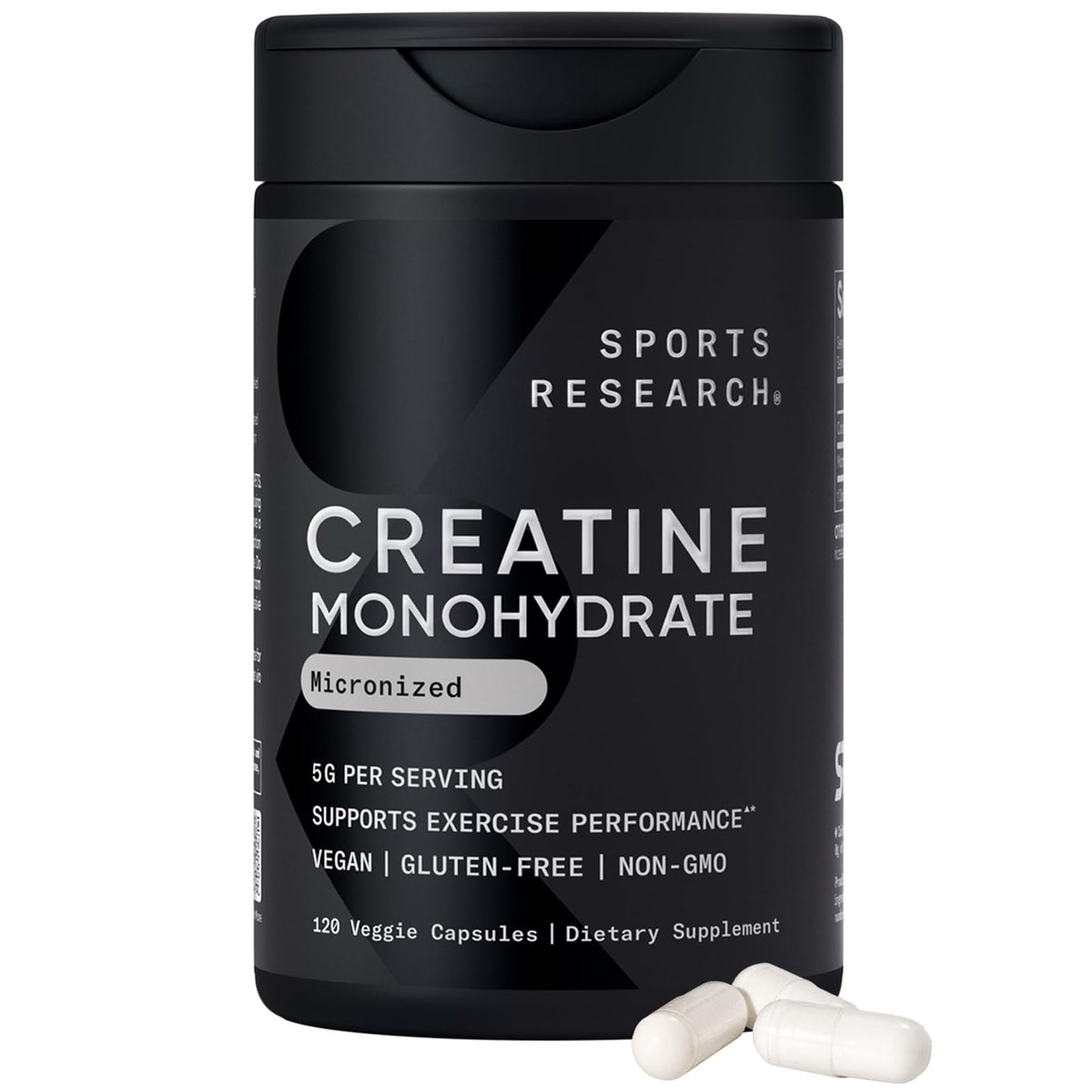 Creatine Monohydrate Capsules 5g, 120 Count G219631