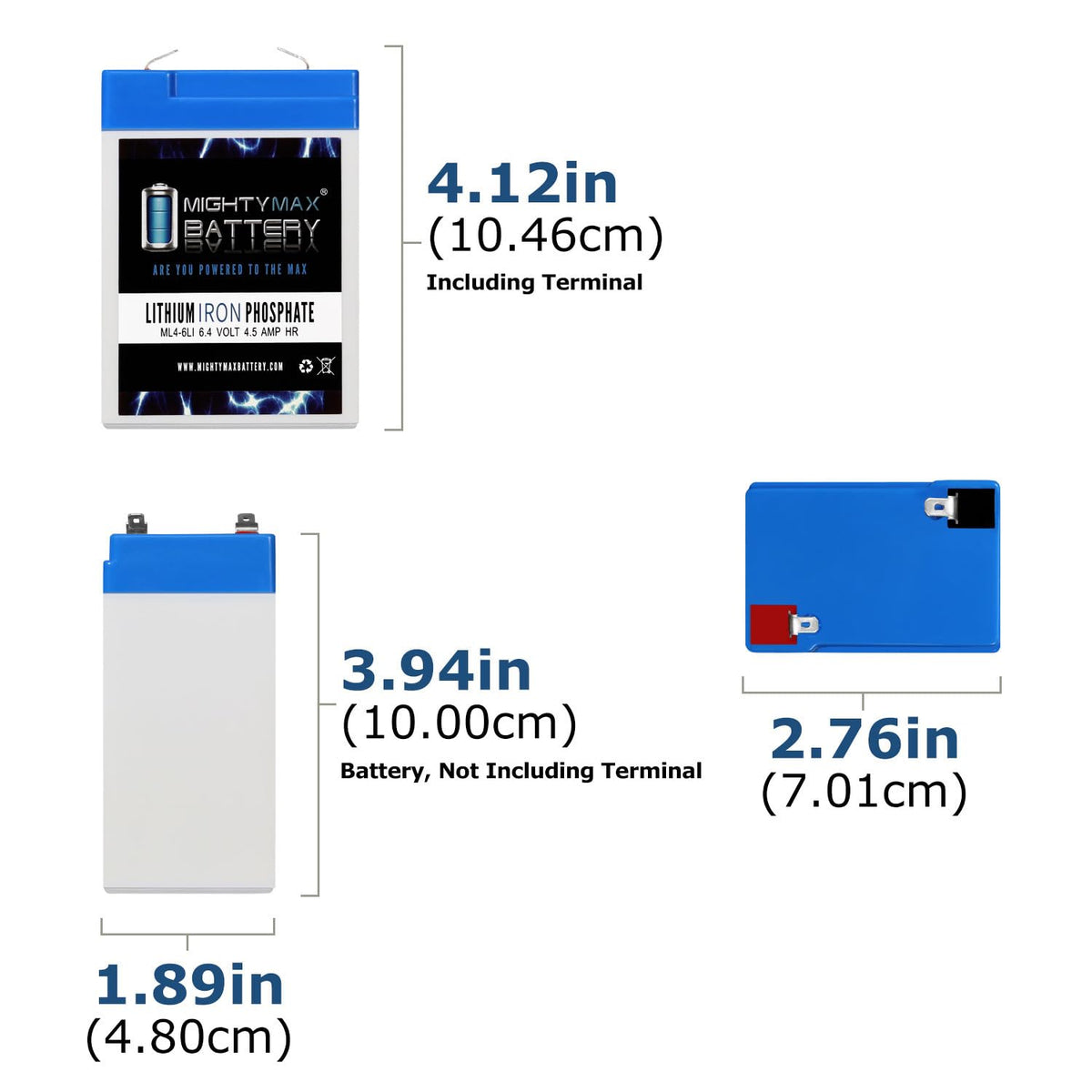 6V 4.5AH Lithium Replacement Battery K560647