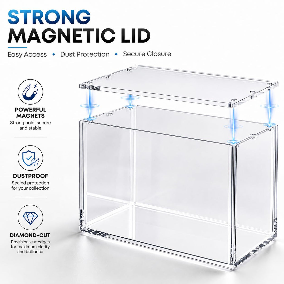 Acrylic Display Case with Magnetic Lid U49772