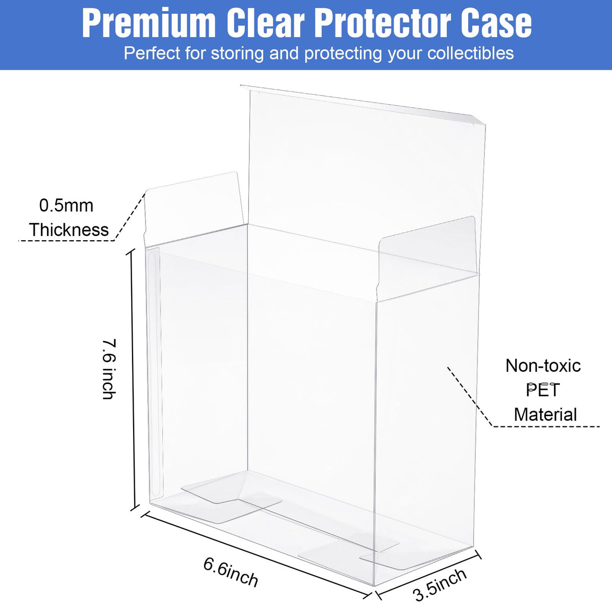 6 Pack Clear Cases V27802