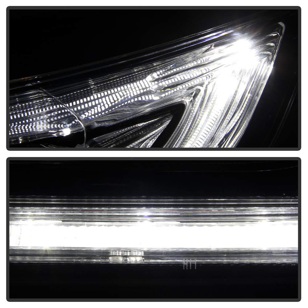 For 2015-2016 Honda CRV Halogen Type LED DRL Headlights Assembly Pair Set Left+Right I161