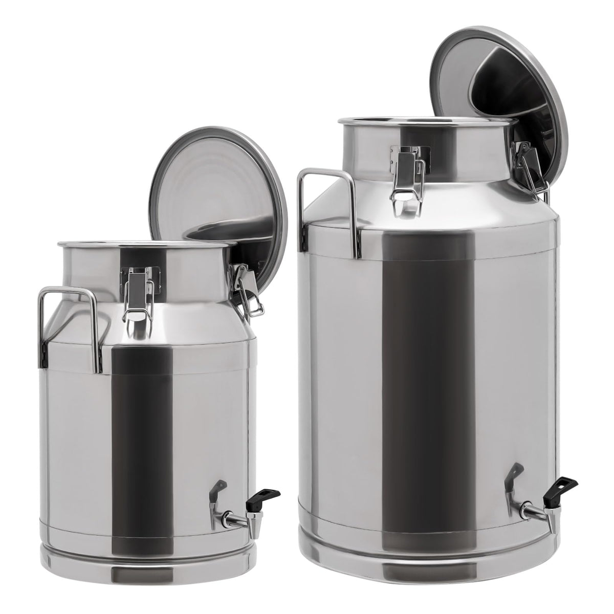 304 Stainless Steel Milk Can with Sealed Lid T57699