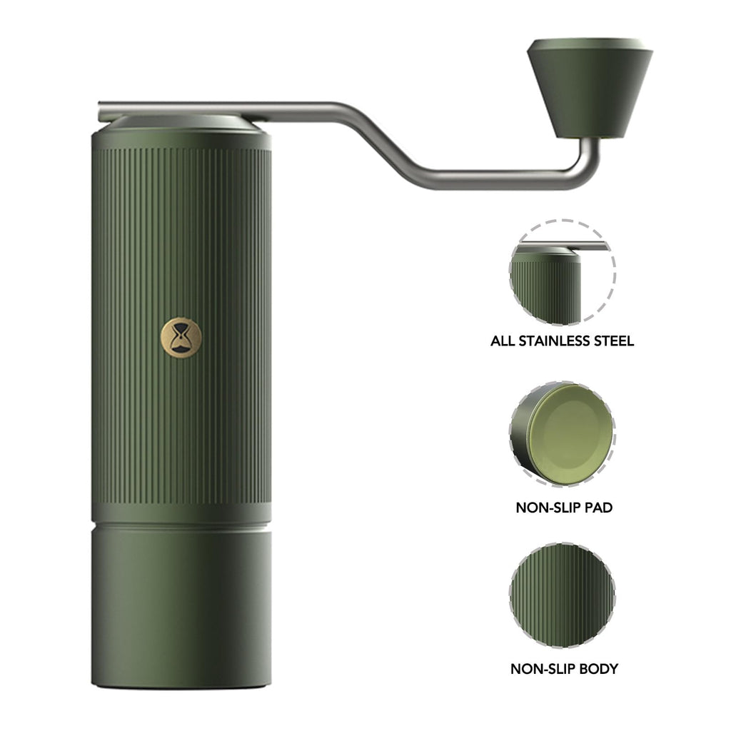 Manual Stainless Steel Conical Burr Coffee Grinder 20g B6337