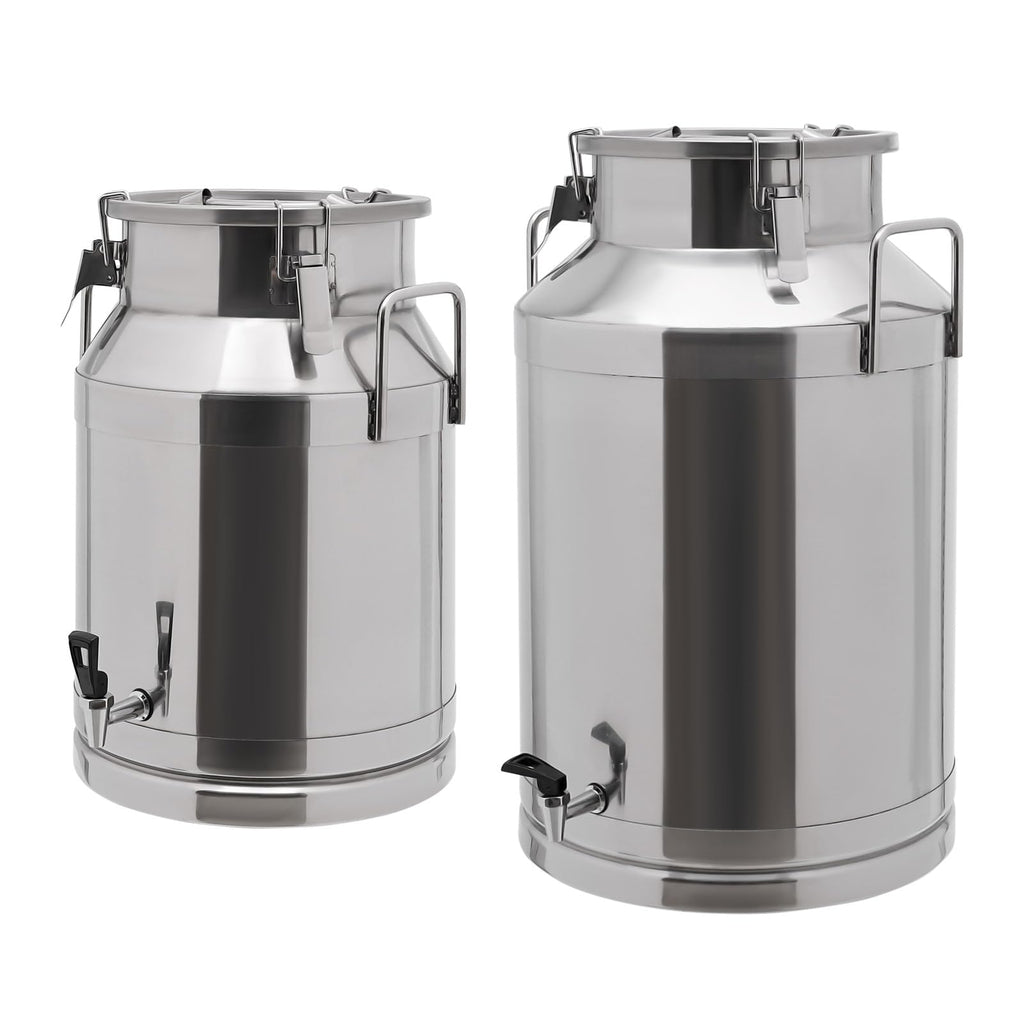 304 Stainless Steel Milk Can with Sealed Lid T57699