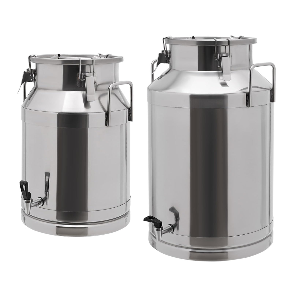 304 Stainless Steel Milk Can with Sealed Lid T57699