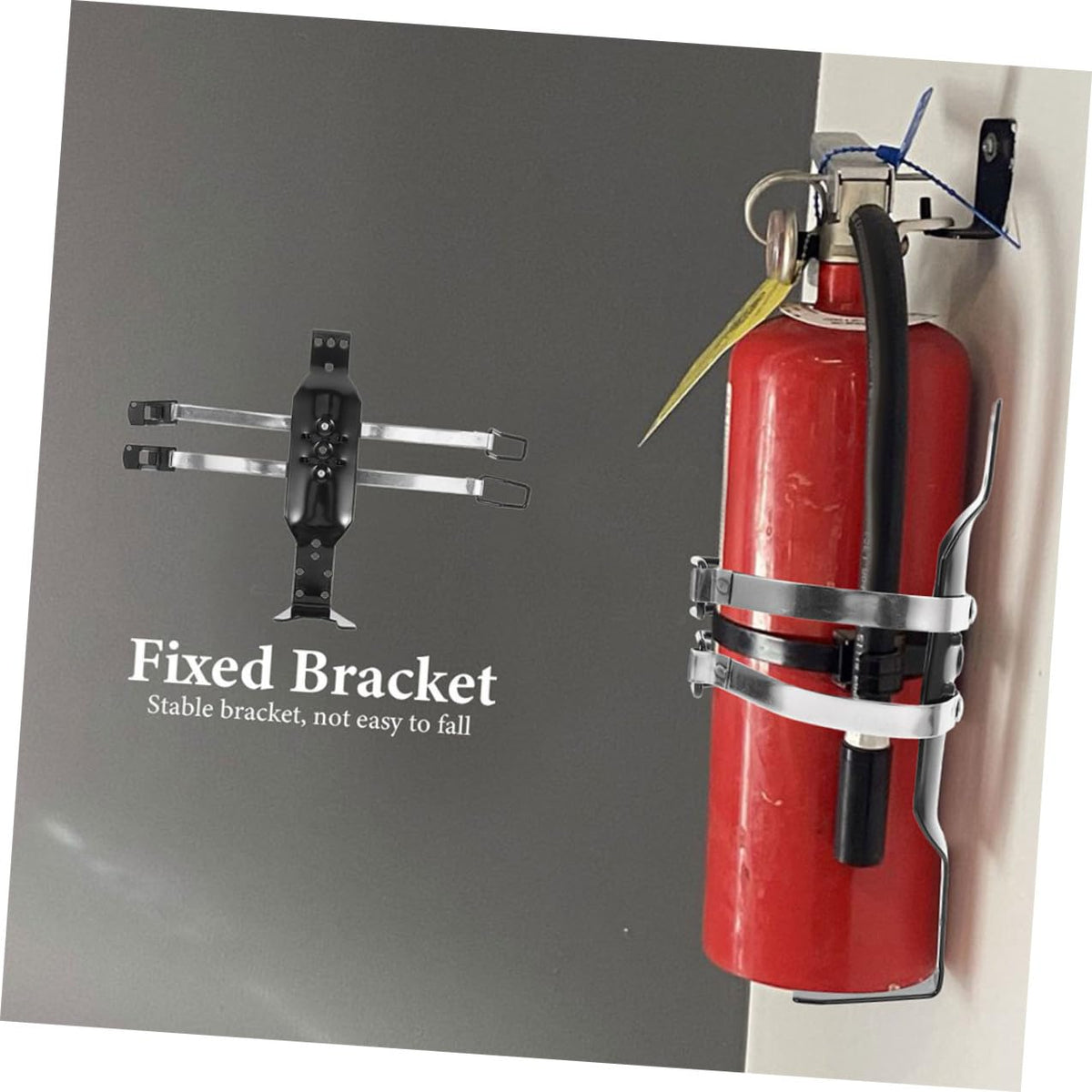2.5lbs Fire Extinguisher Mount Bracket Wall Rack 2pcs L504722