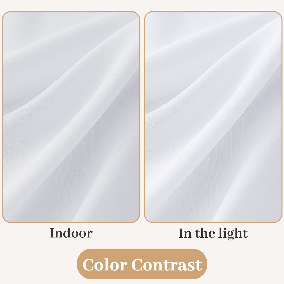White Sidelight Curtains 2 Panels 26 x 72 inches B5097