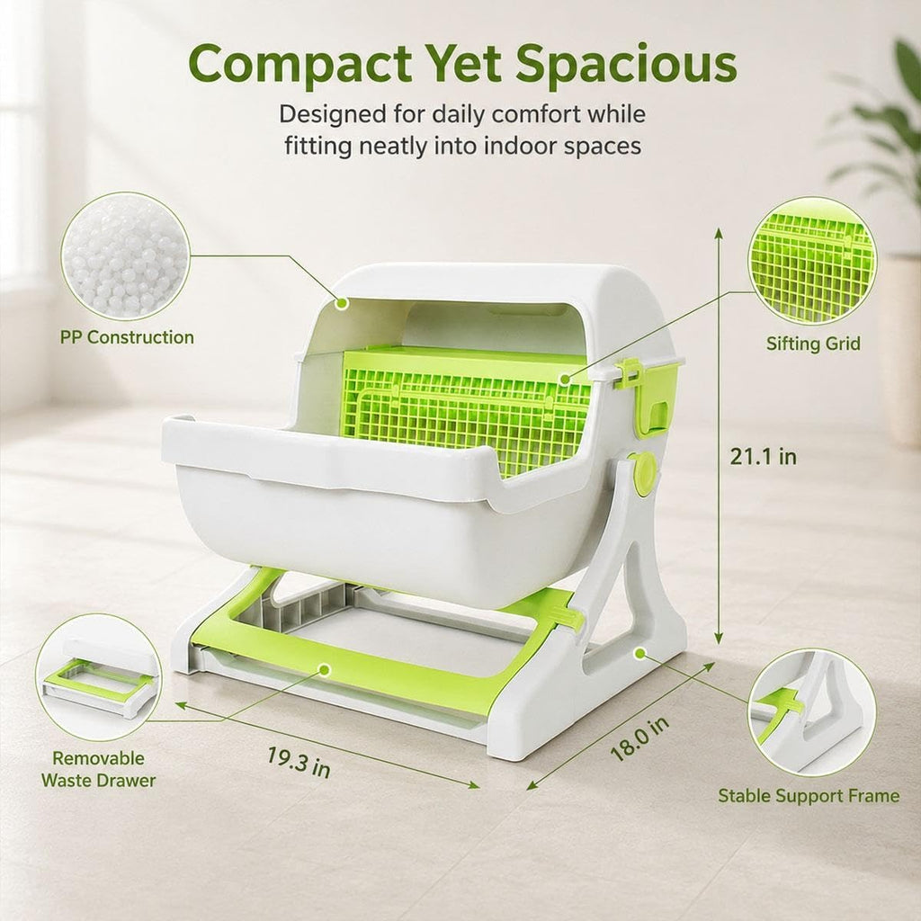 Manual Sifting Cat Litter Box K72890