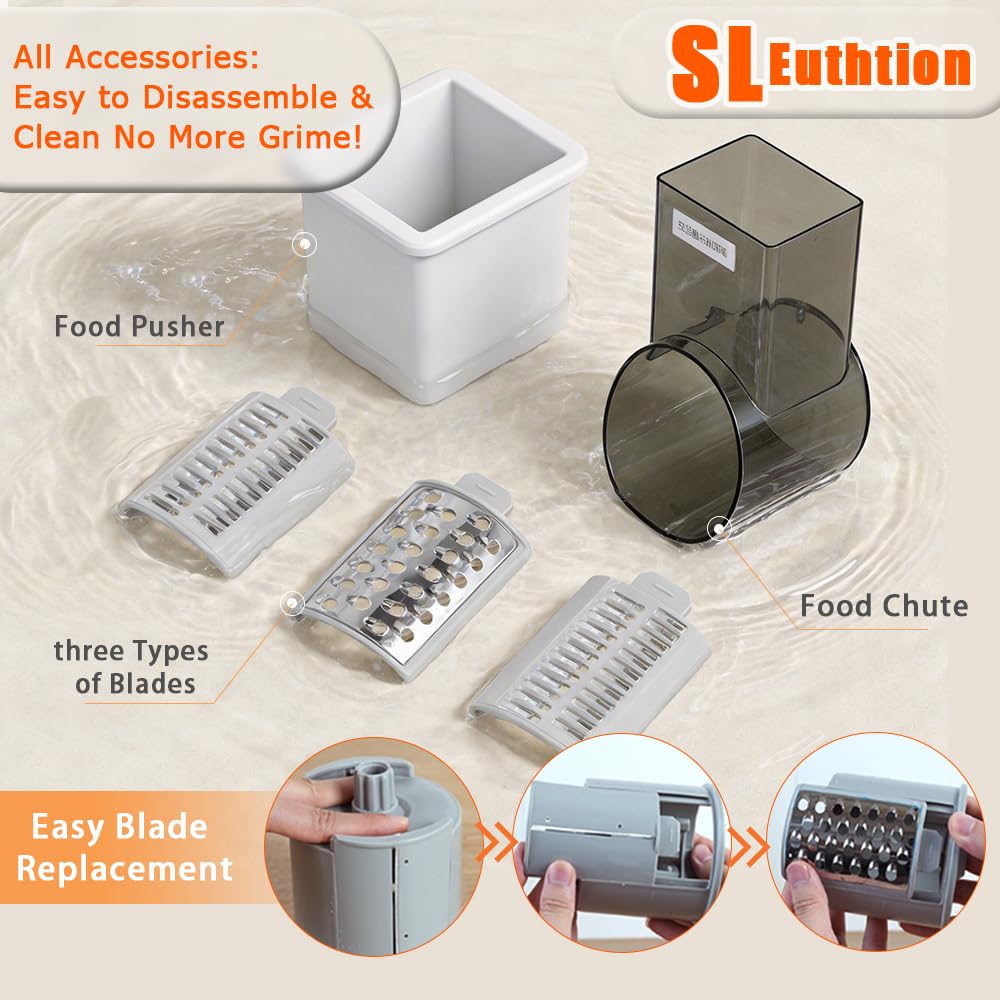 Cordless Electric Vegetable Slicer Chopper & Cheese Grater U78426