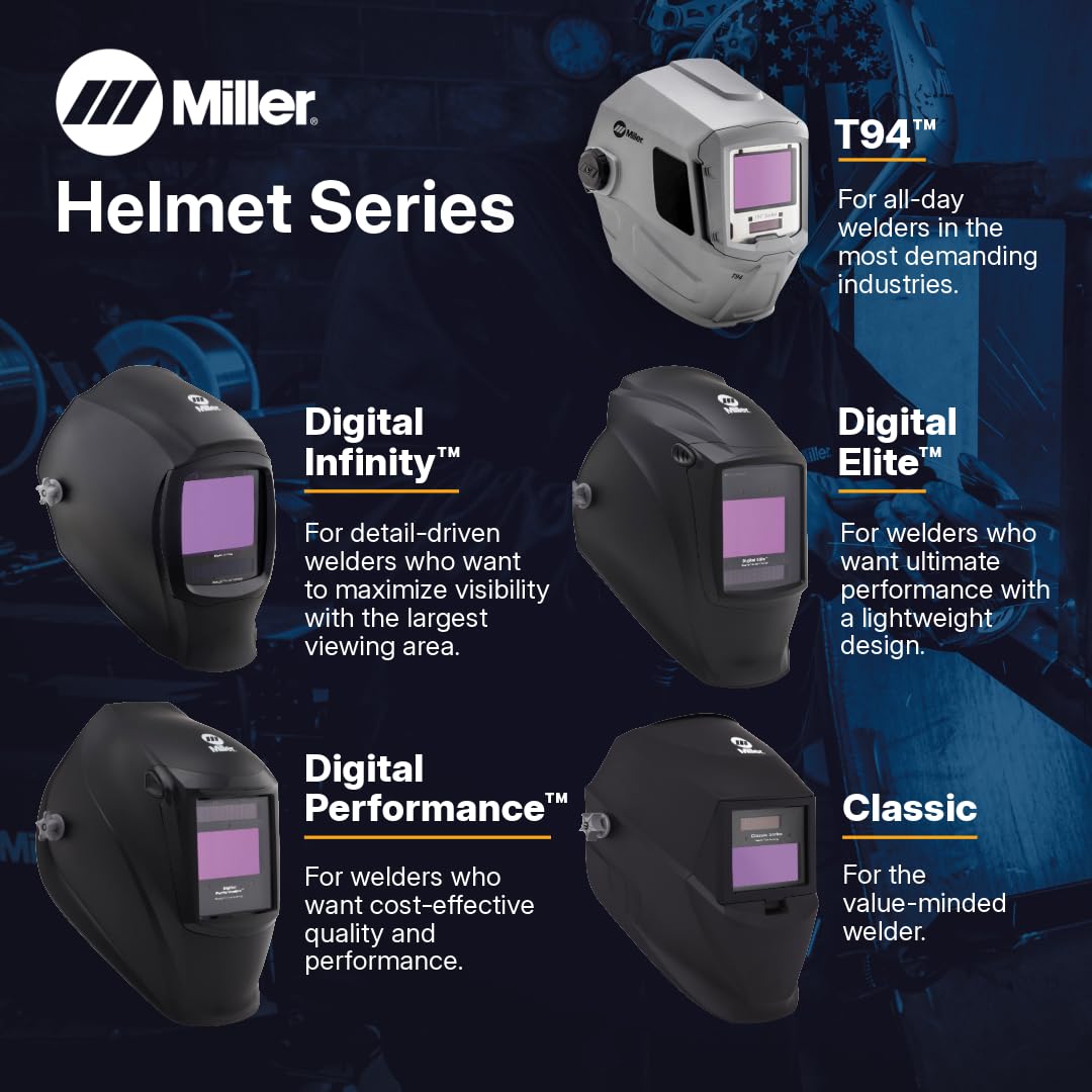 Welding Helmet Shade 8-13 Black V2916