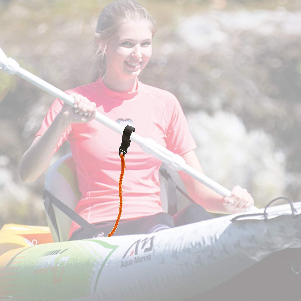 Orange Paddle Leash I80878