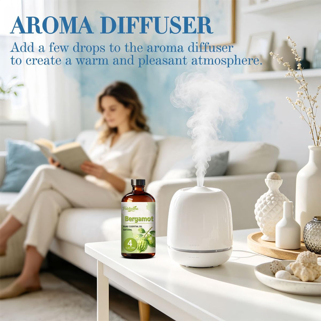 Essential Oil Set, 4 Scents with Glass Dropper I663927