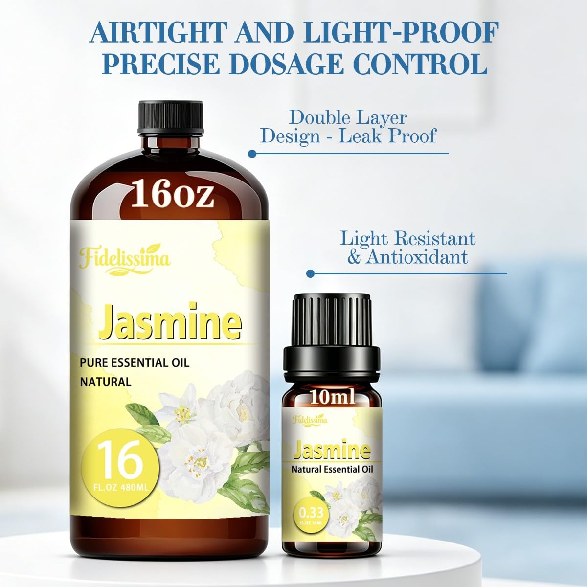 Essential Oil Set, 4 Scents with Glass Dropper I663927