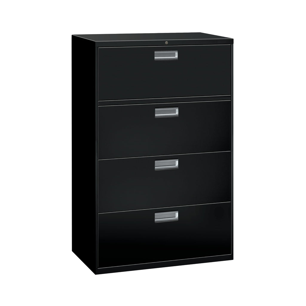 Black 4 Drawer File Cabinet K26732