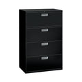 Black 4 Drawer File Cabinet K26732