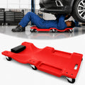 Low Profile Mechanic Creeper with Padded Headrest and 6 Swivel Casters I3742