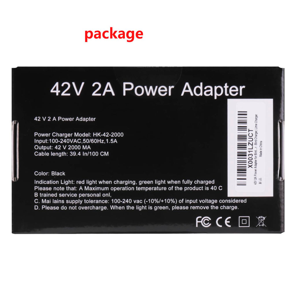 42V 2A Power Adapter D674