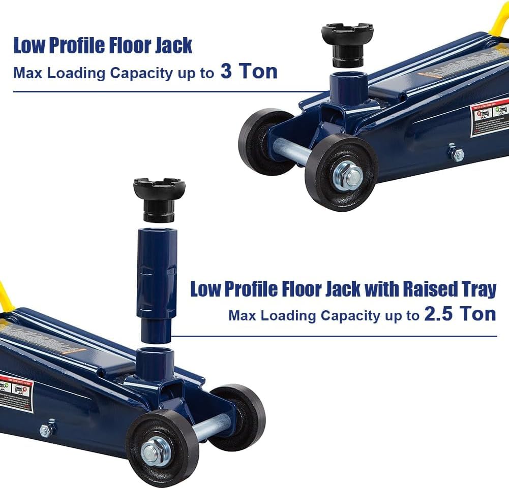 3 Ton Low Profile Steel Hydraulic Floor Jack I28063