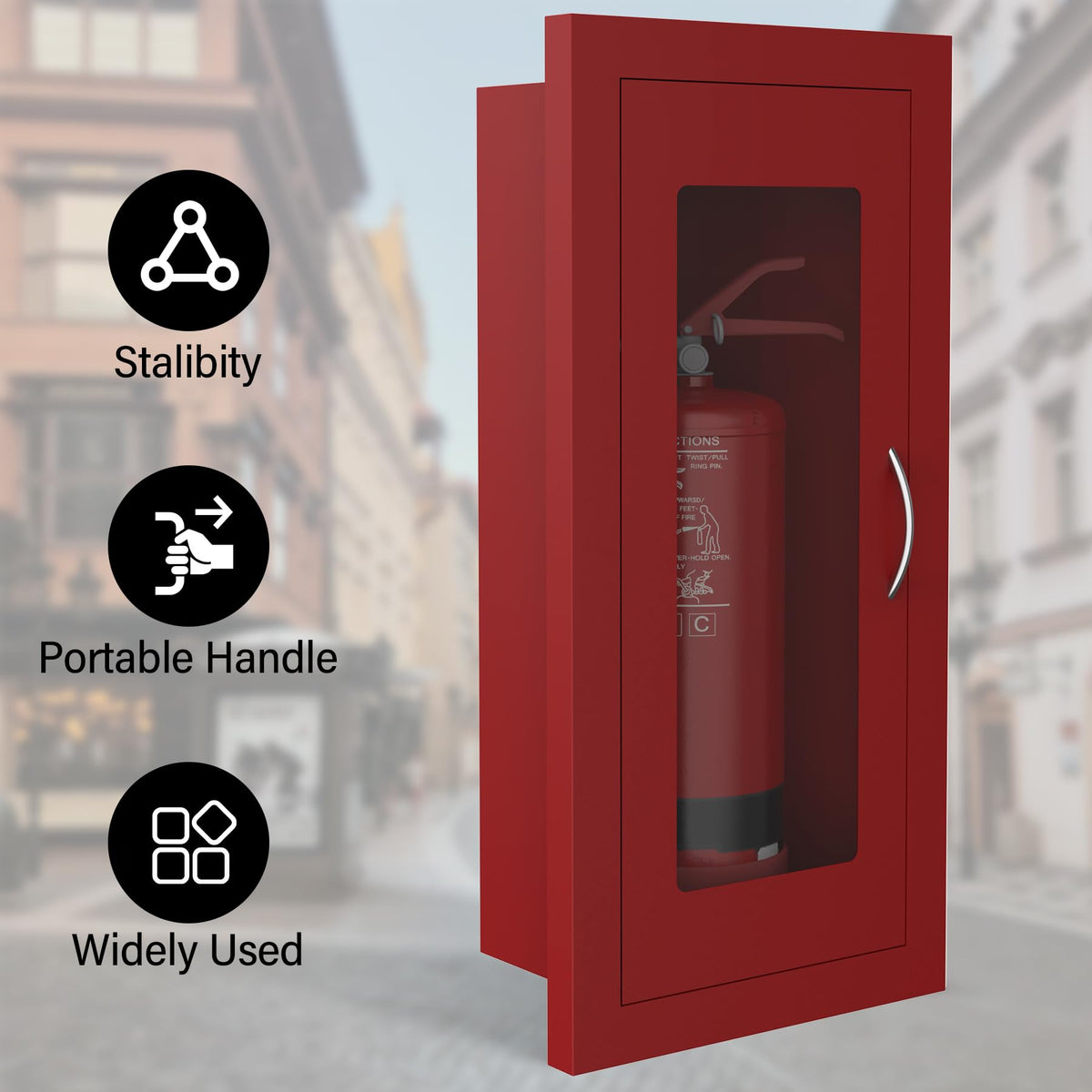 Recessed Wall Extinguisher Cabinet D76425