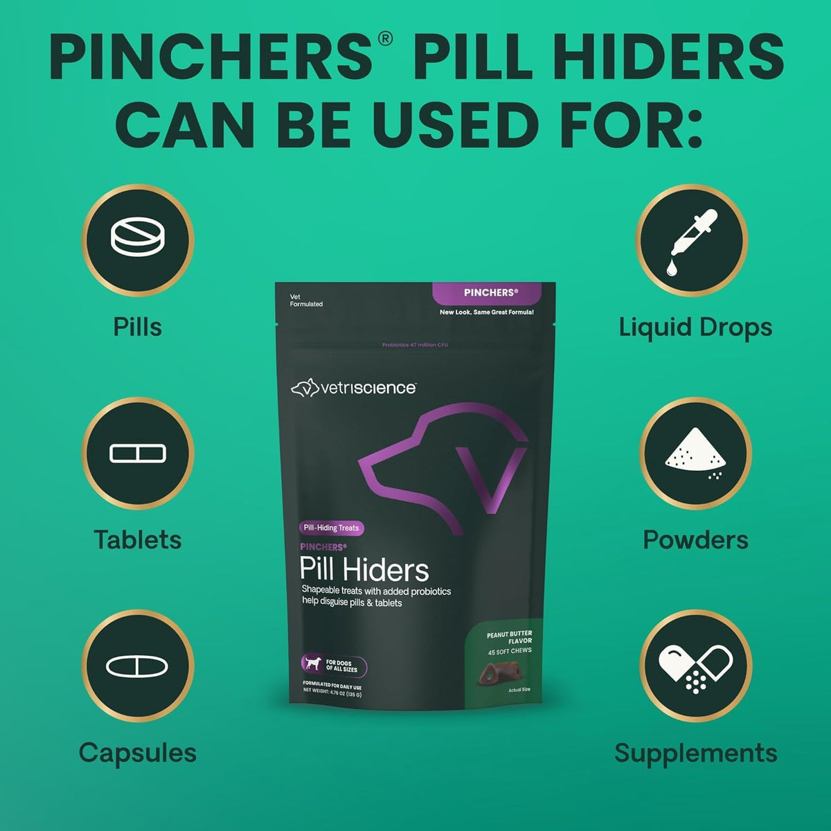 Peanut Butter Dog Pill Hiders 45 Count M933586