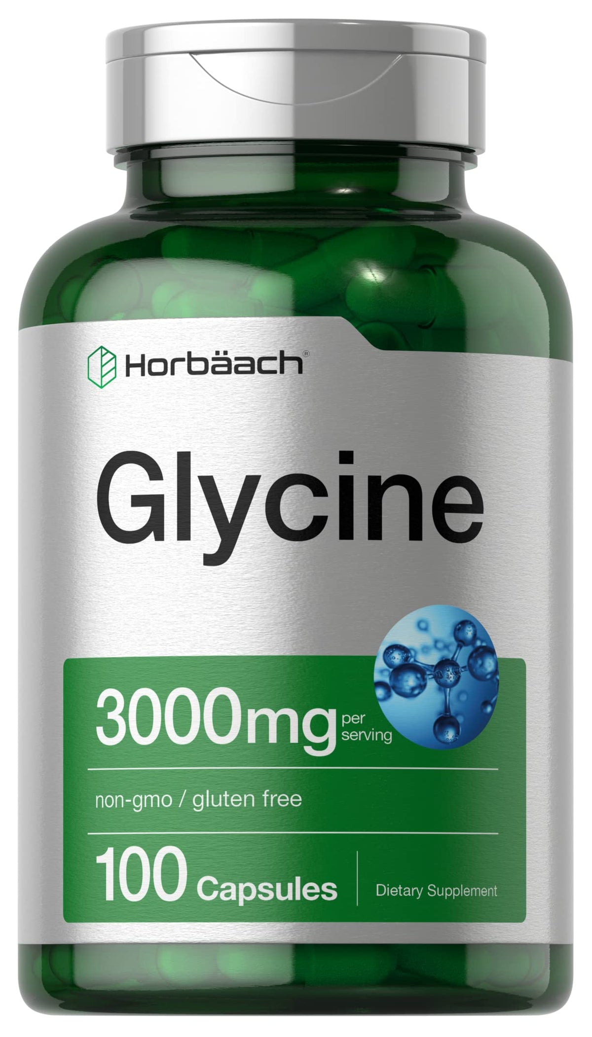 Glycine 3000mg 100 Powder Capsules D830563