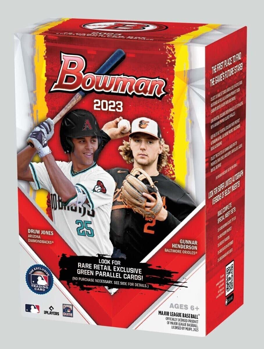 2023 Bowman Baseball Value Box 6 Packs 72 Cards J559