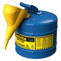 Blue Galvanized Steel Kerosene Safety Can J43074