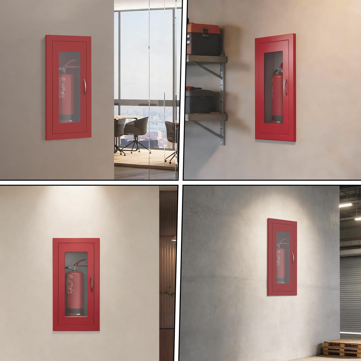 Recessed Wall Extinguisher Cabinet D76425