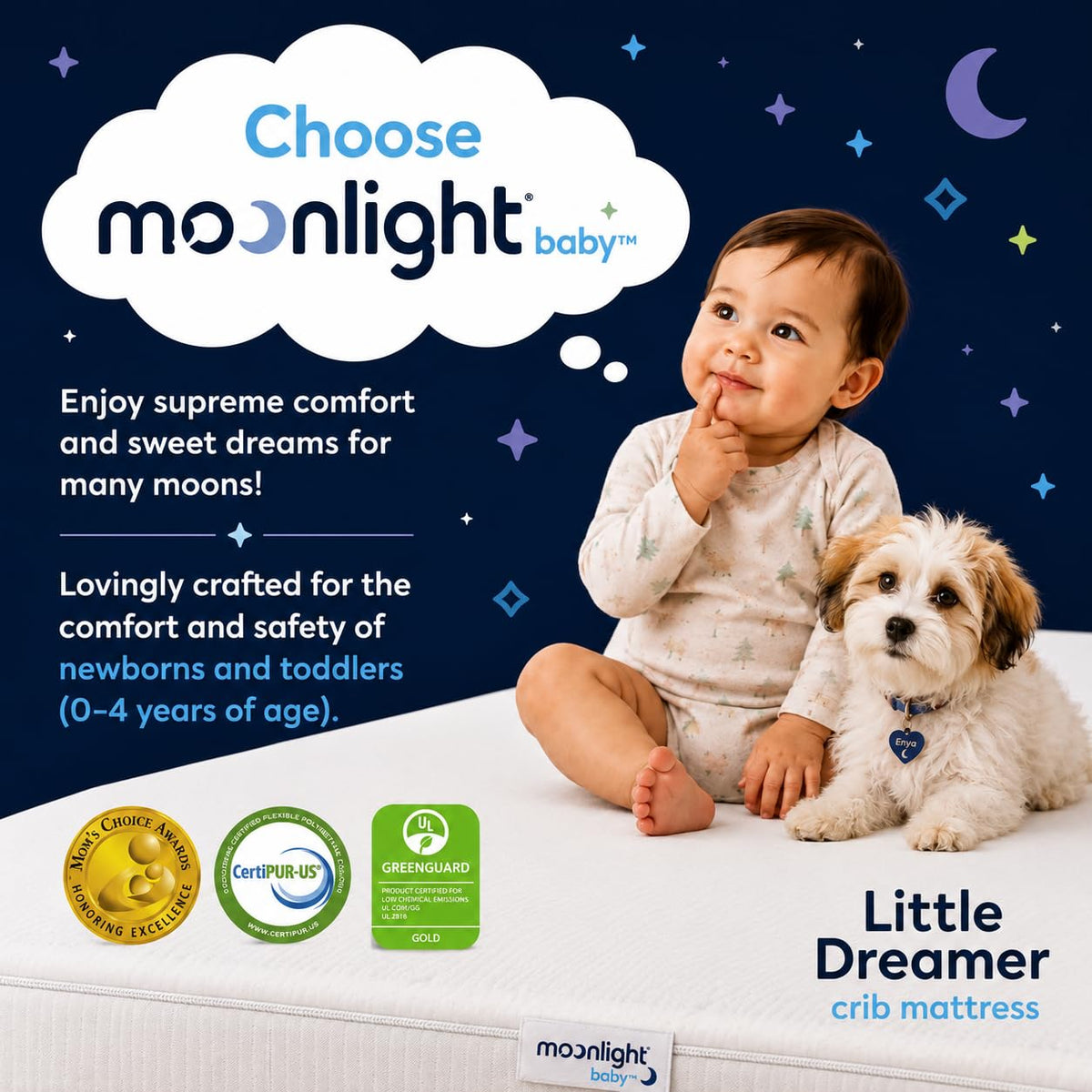 Dual-Sided Baby & Toddler Crib Mattress Y7076
