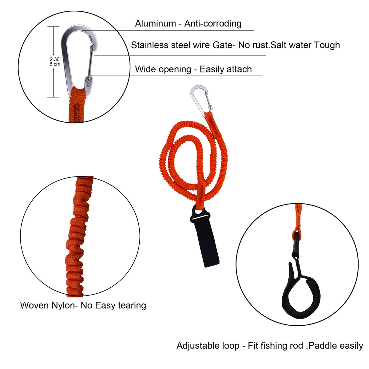Orange Paddle Leash I80878