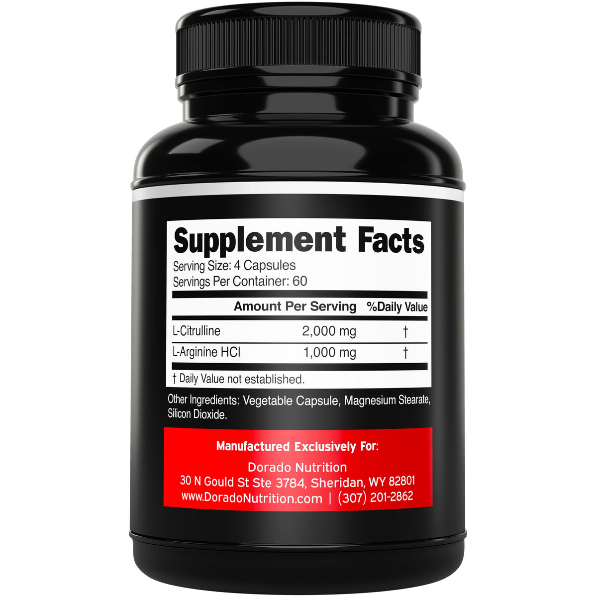 L Arginine L Citrulline 3000mg 240 Capsules K40021