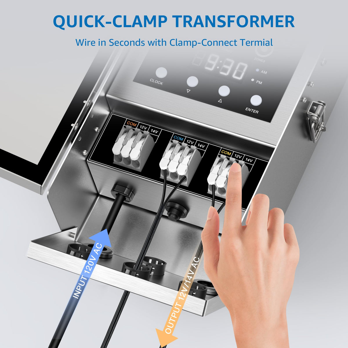200W Low Voltage Transformer with 3 Zone Z667905