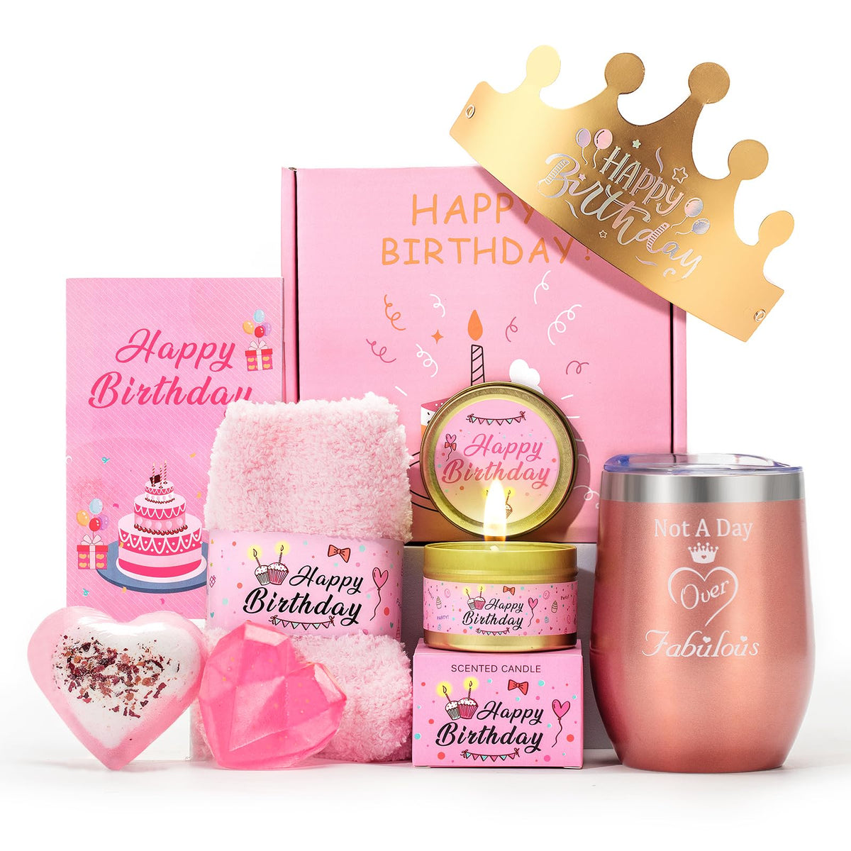Pink Gift Basket J477