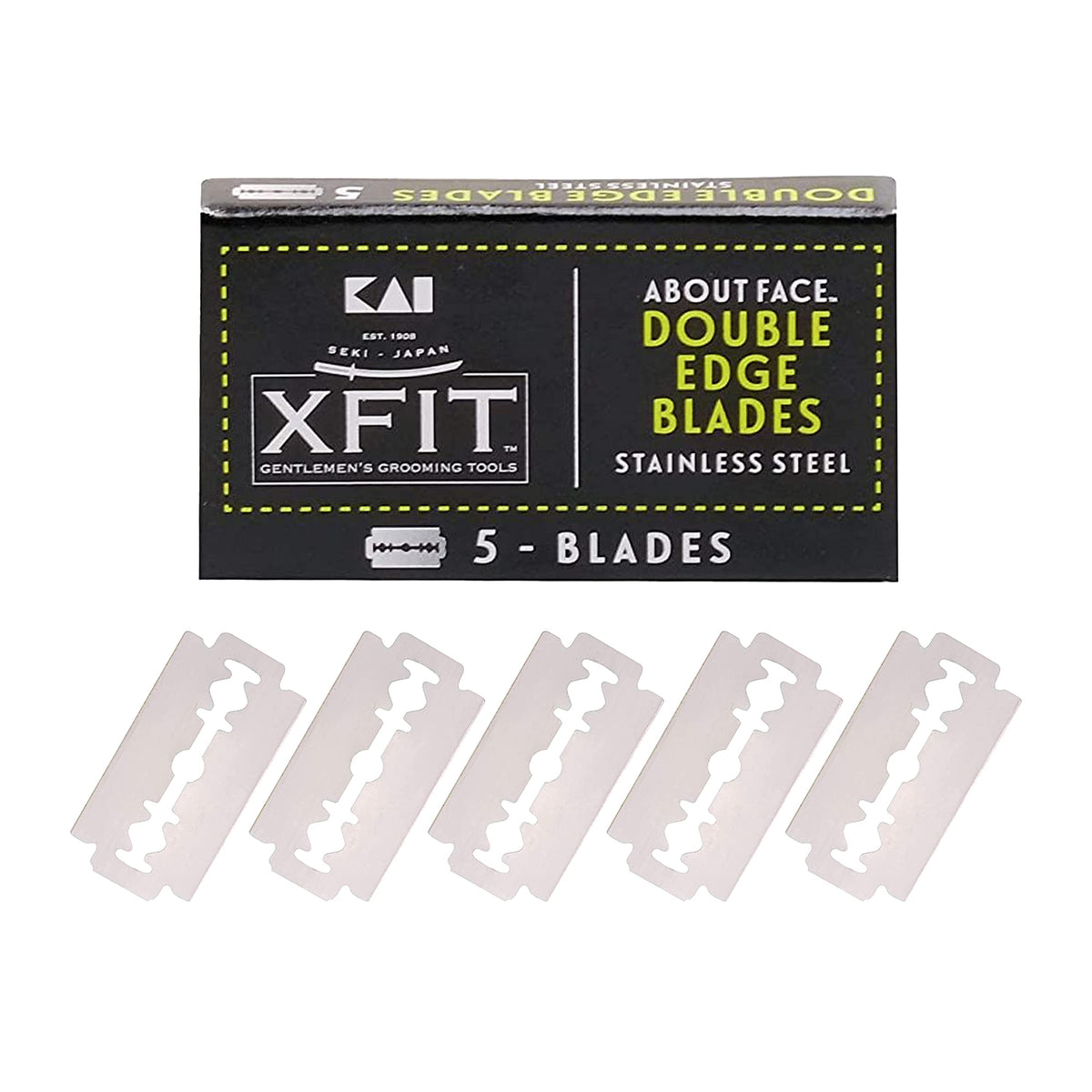 Double Edge Safety Razor Blades, 5 Count U162799