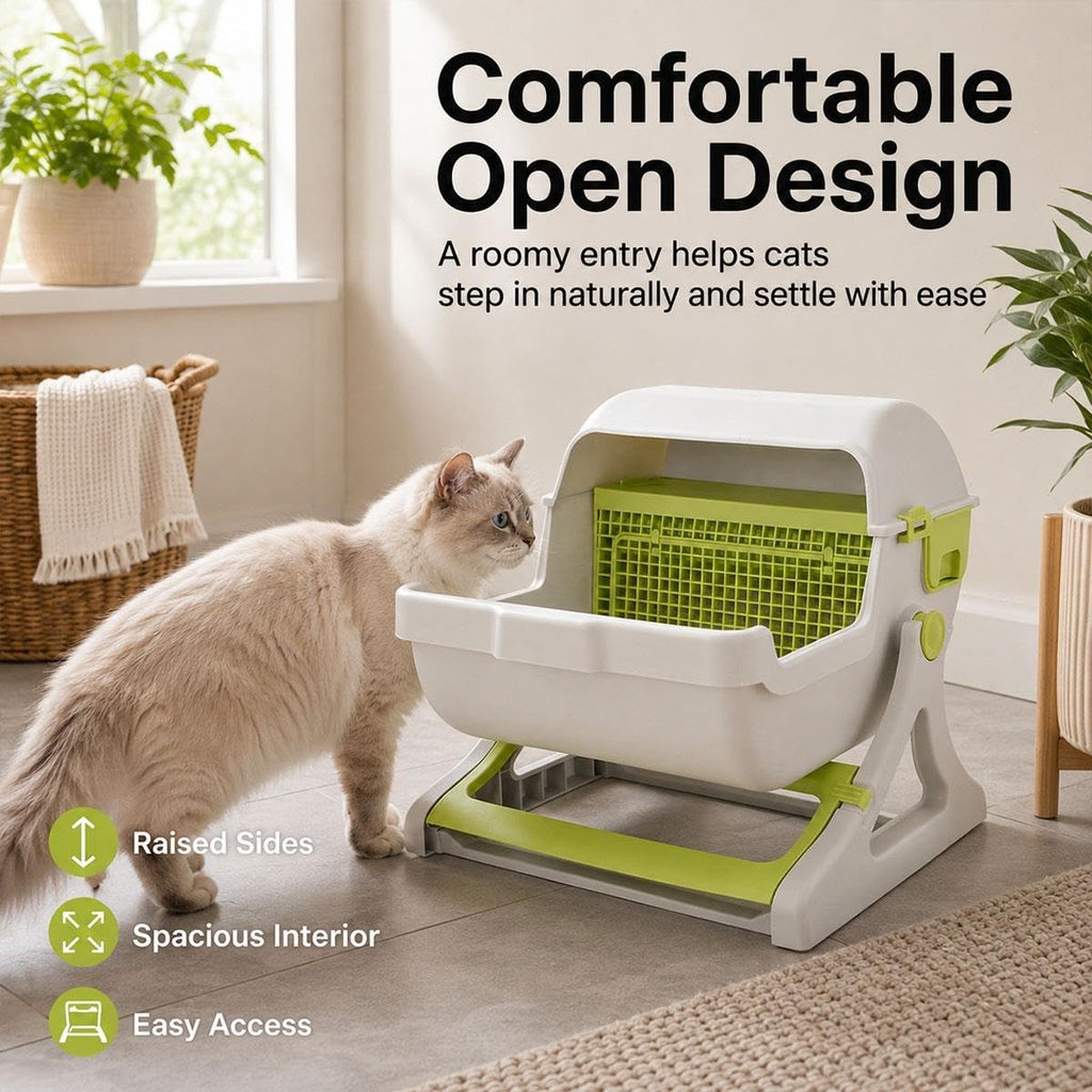 Manual Sifting Cat Litter Box K72890