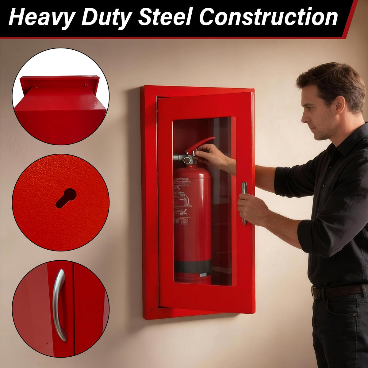 Recessed Wall Extinguisher Cabinet D76425