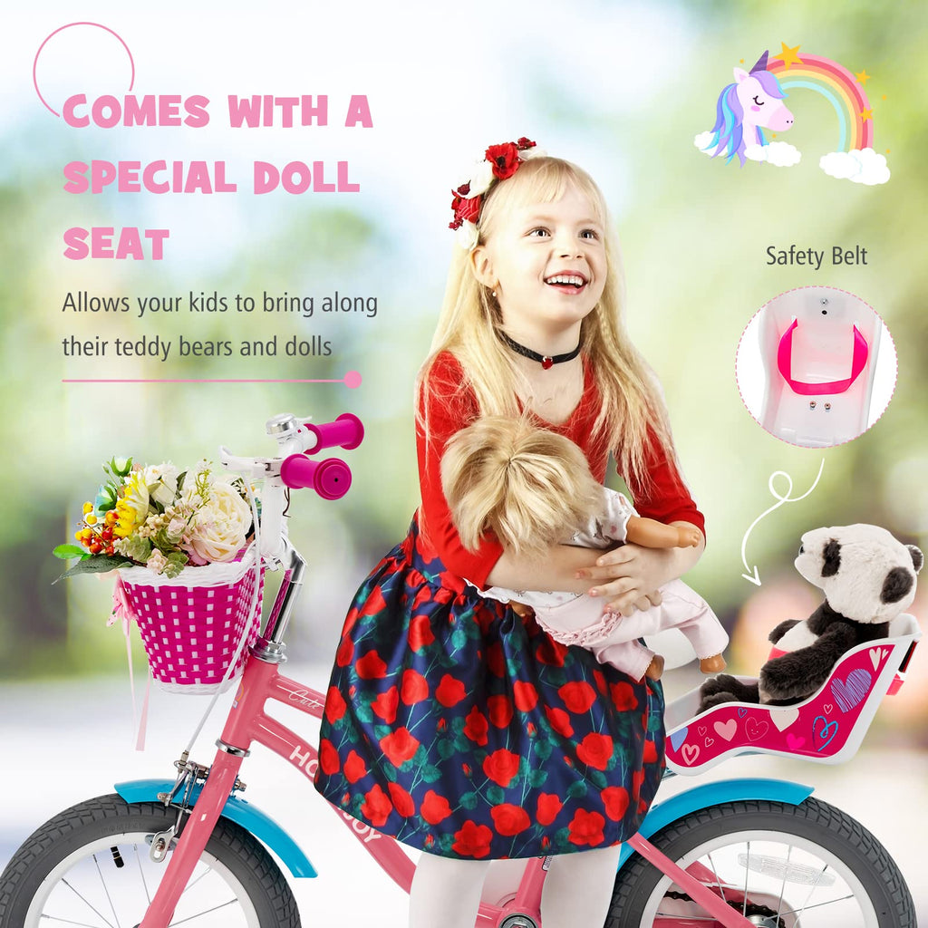 14 Inch Kids Bike with Training Wheels H278567